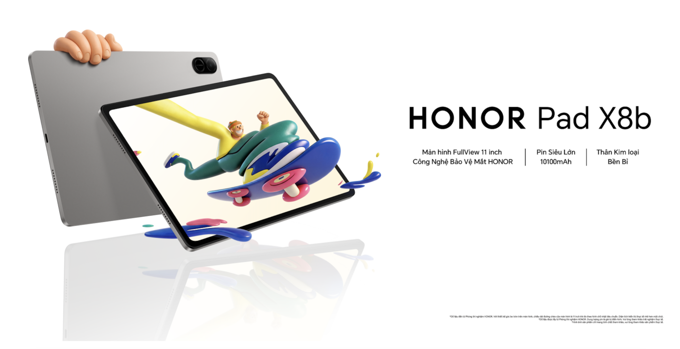 Giới Thiệu HONOR Pad X8b: Máy Tính Bảng Mỏng Nhẹ Với Công Nghệ Hiện Đại