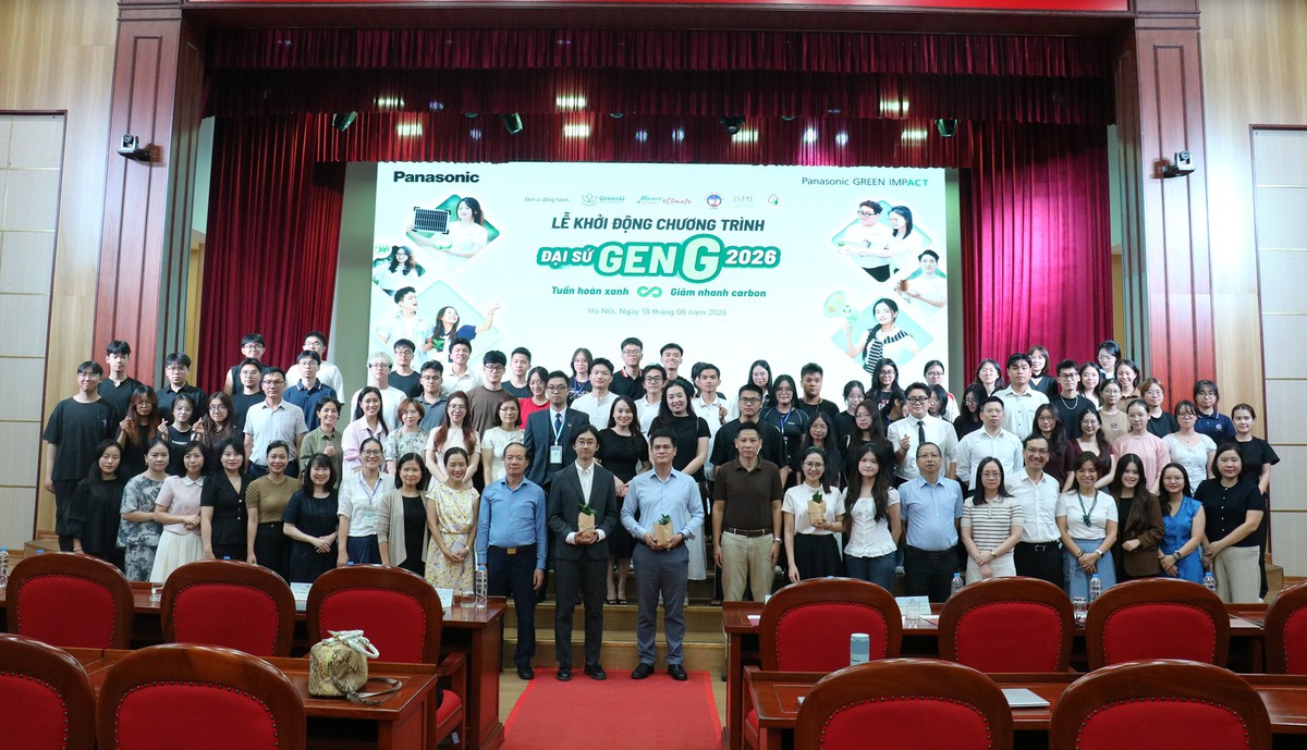 Khởi Động Chương Trình Đại Sứ Gen G 2026: Tạo Động Lực Cho Người Trẻ Bảo Vệ Môi Trường