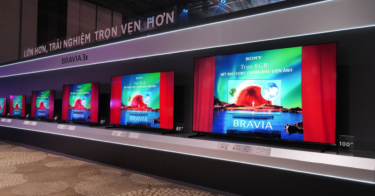 Sony Việt Nam Giới Thiệu TV BRAVIA Mới Để Tôn Vinh World Cup Với Kích Thước 100 Inch