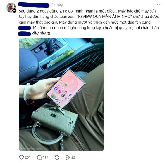 Khách Hàng Tán Dương Galaxy Z Fold8 Ngay Sau Khi Nhận Máy - Ảnh 5.