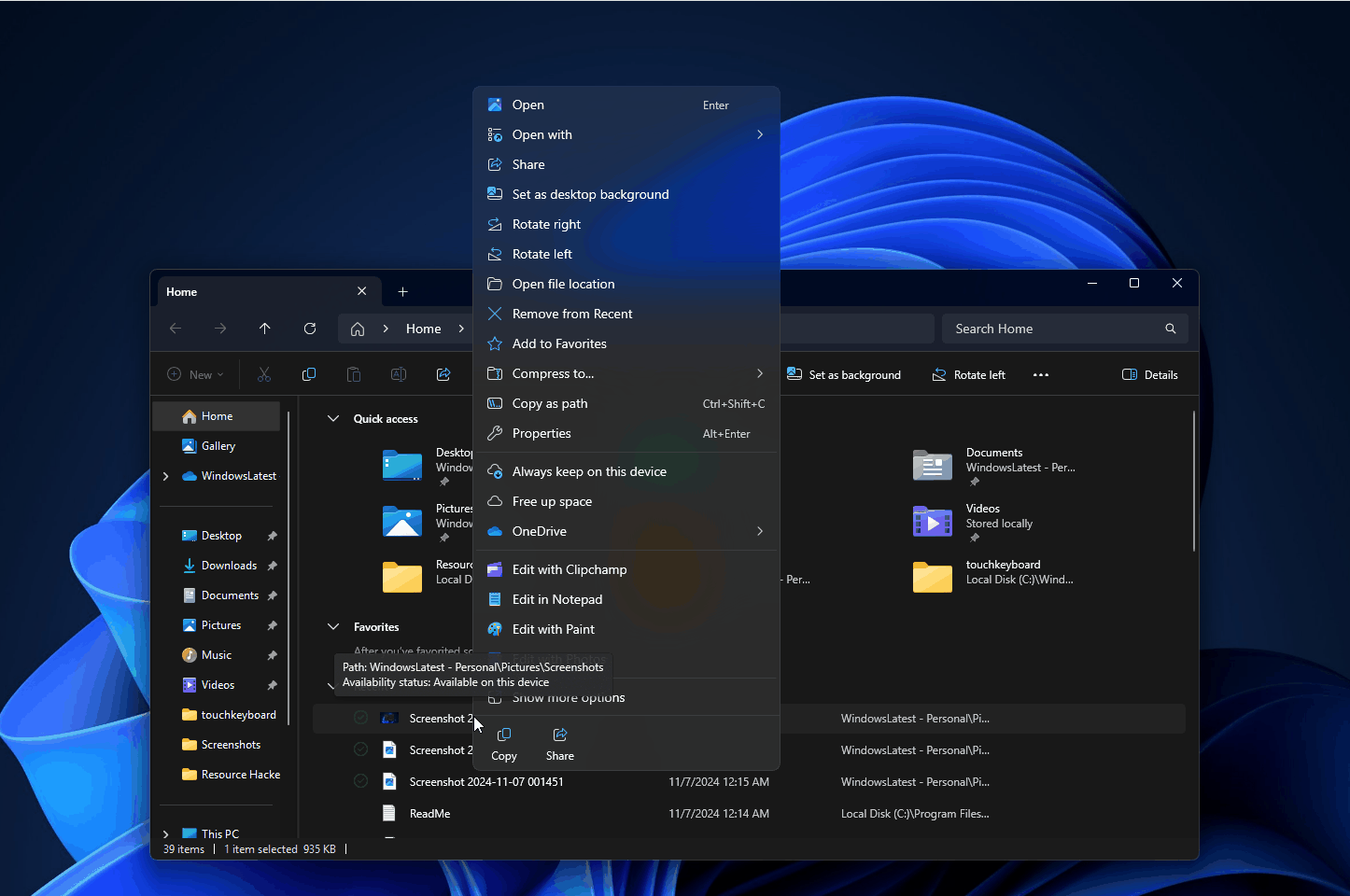 windows-11-context-menu-clutter-17871447137161393939410-1787146591250-17871465917551877419120-1787203474662-1787203476090741945405 Windows 11 mắc đúng “căn bệnh” Microsoft từng muốn chữa trên Windows 10 - Ảnh 1.