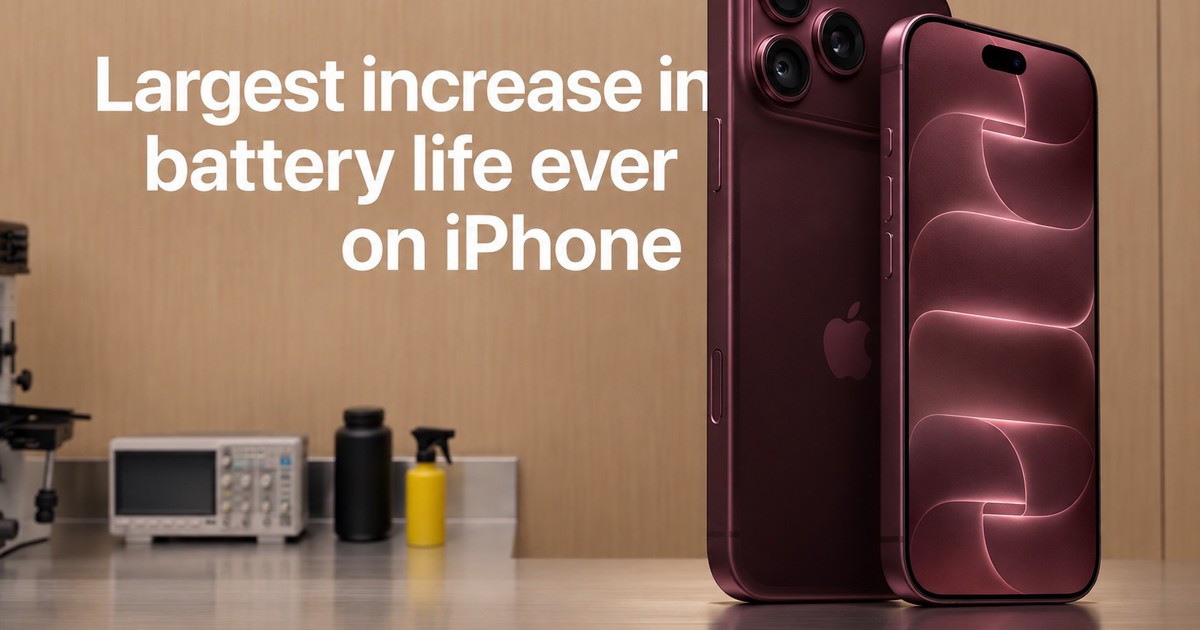 Thời lượng pin iPhone 18 Pro: phân tích kỹ các con số Apple công bố