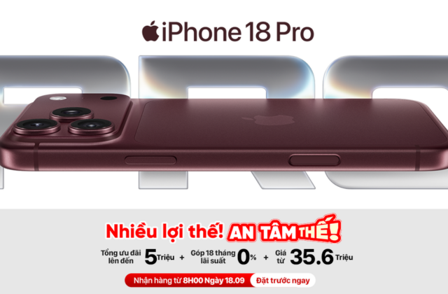 Đặt trước iPhone 18 bùng nổ: Pro Max Đỏ Burgundy vượt trội về sức hút