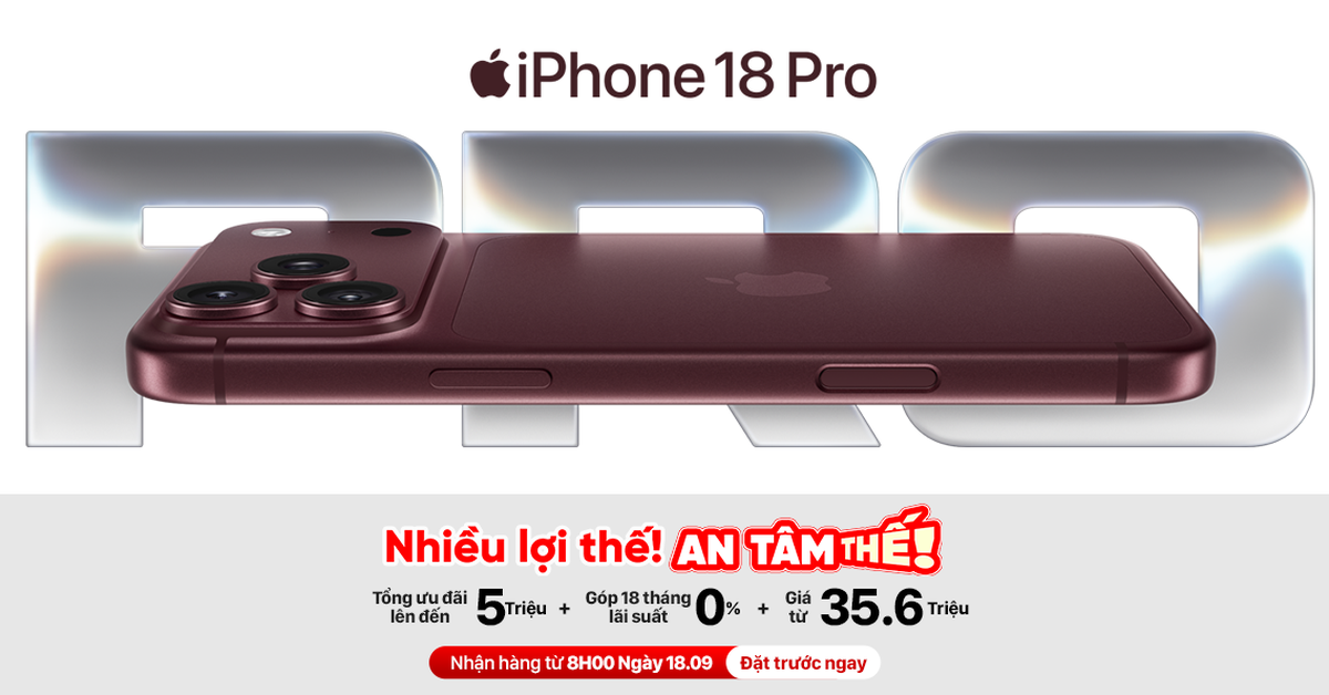 Đặt trước iPhone 18 bùng nổ: Pro Max Đỏ Burgundy vượt trội về sức hút